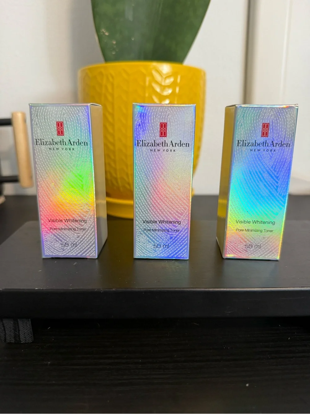 Elizabeth Arden bundle visible whitening toner x 3  50ml each‎ NIB